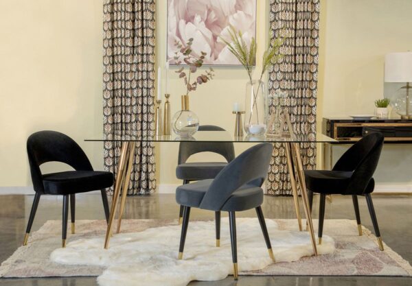 Beven Mid-Century Modern Dining Table