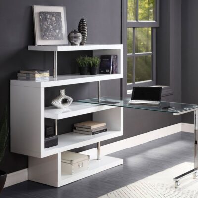 Rowan Bookcase Swivel Desk